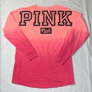 Women’s - PINK Ombré Varsity Pullover